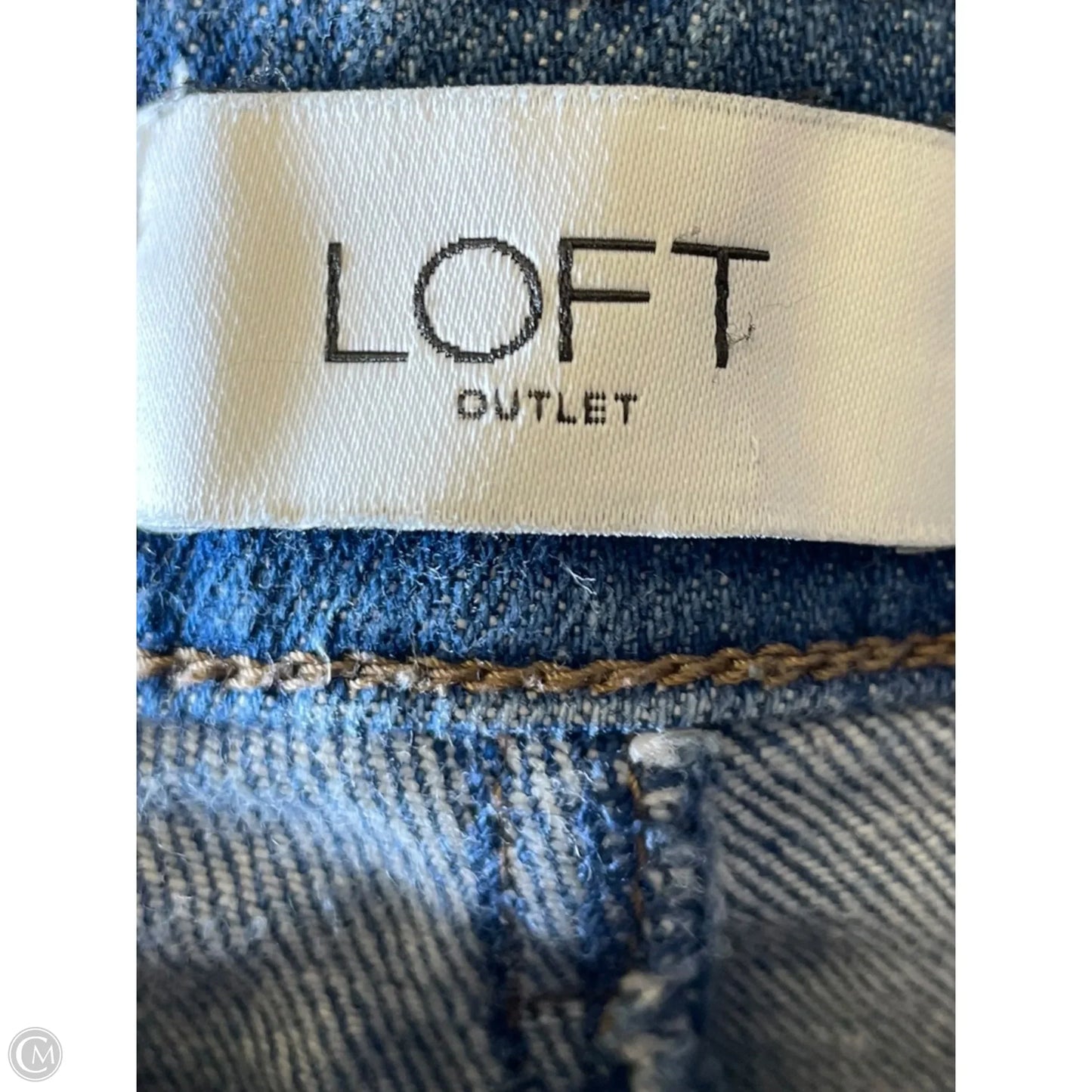 Jeans Straight By Loft In Blue, Size: 14