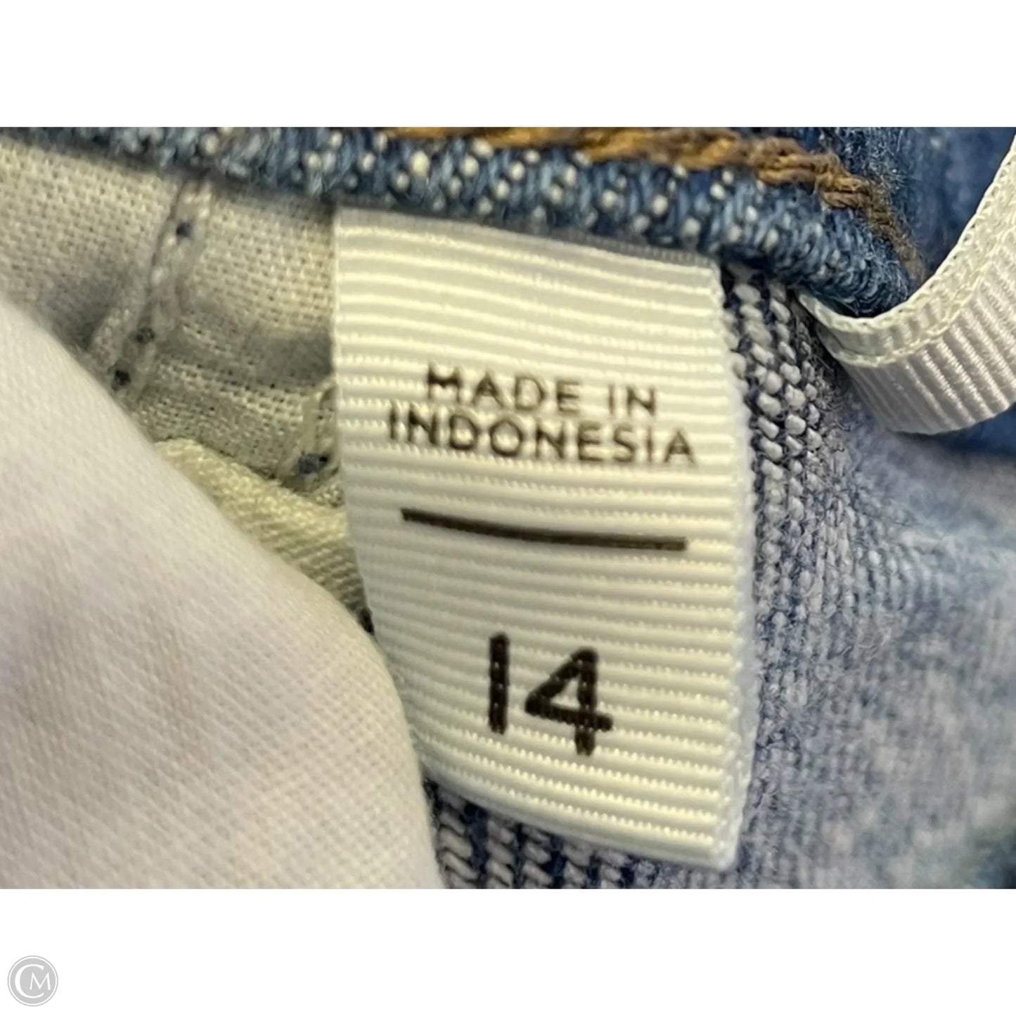 Jeans Straight By Loft In Blue, Size: 14