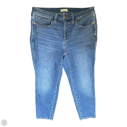 Jeans Skinny By Madewell In Blue, Size: 16