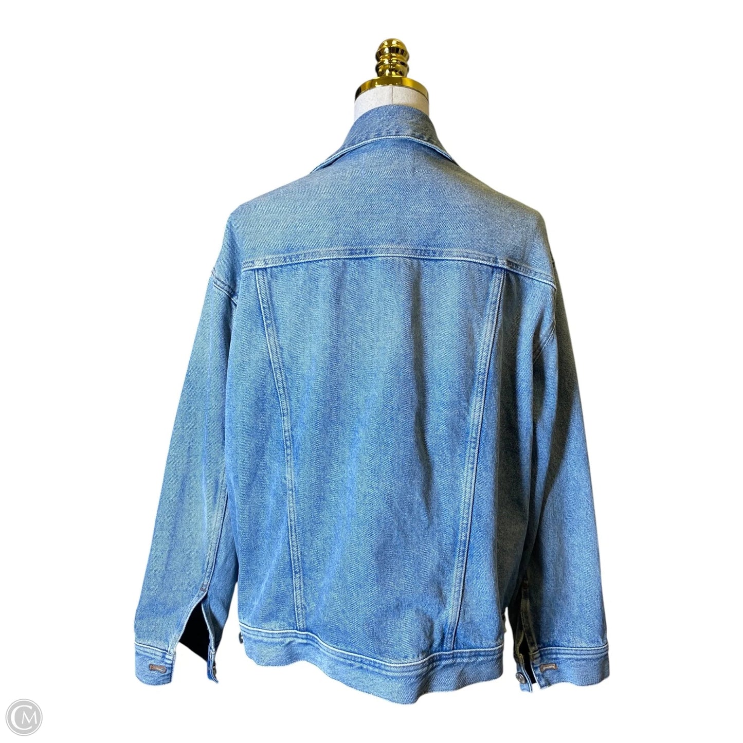 Jacket Denim By Madewell In Blue, Size: 2x