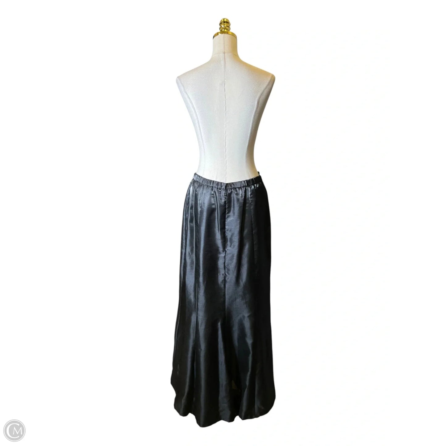 Skirt Maxi By Alex Evenings In Black, Size: 10