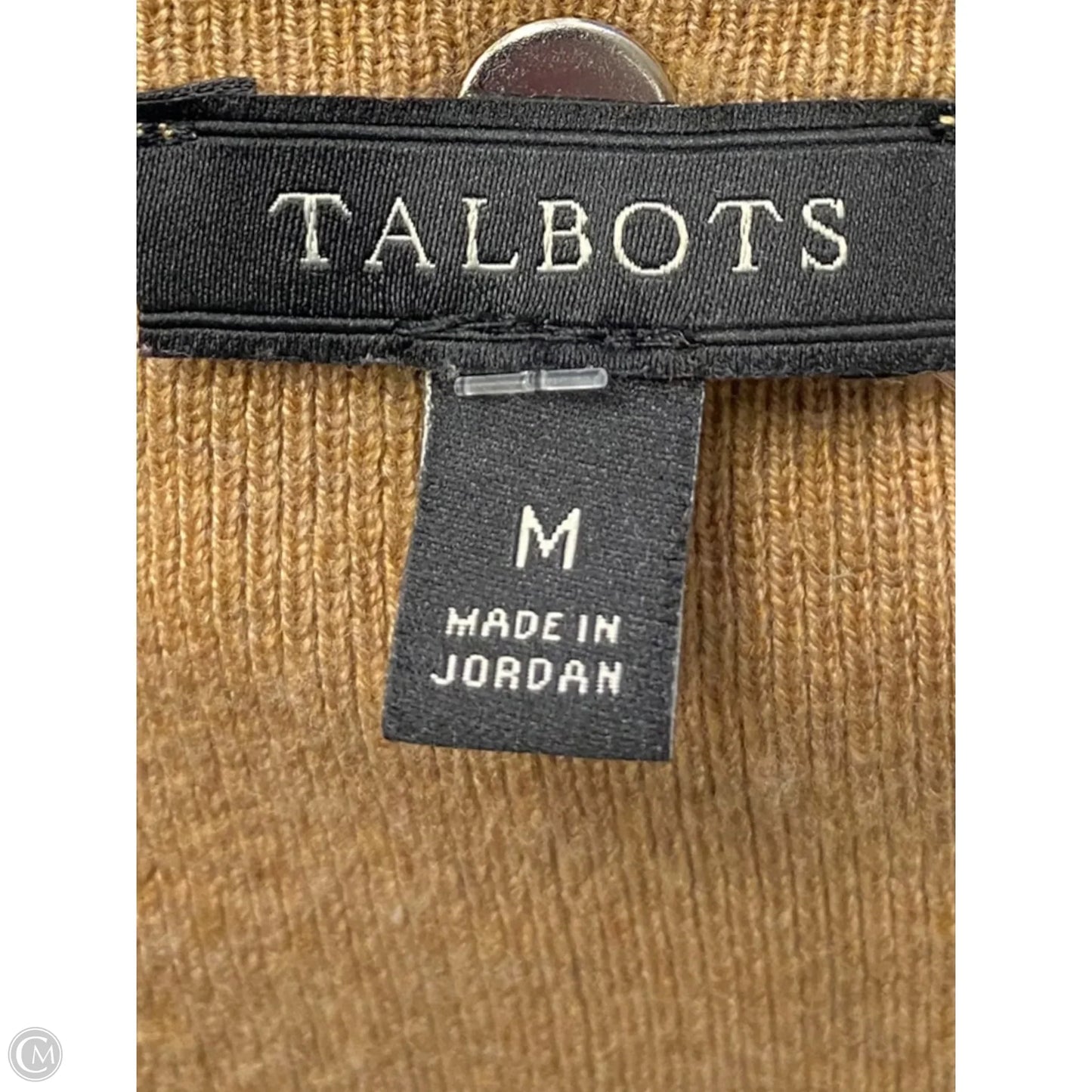 Top Long Sleeve By Talbots In Brown, Size: M