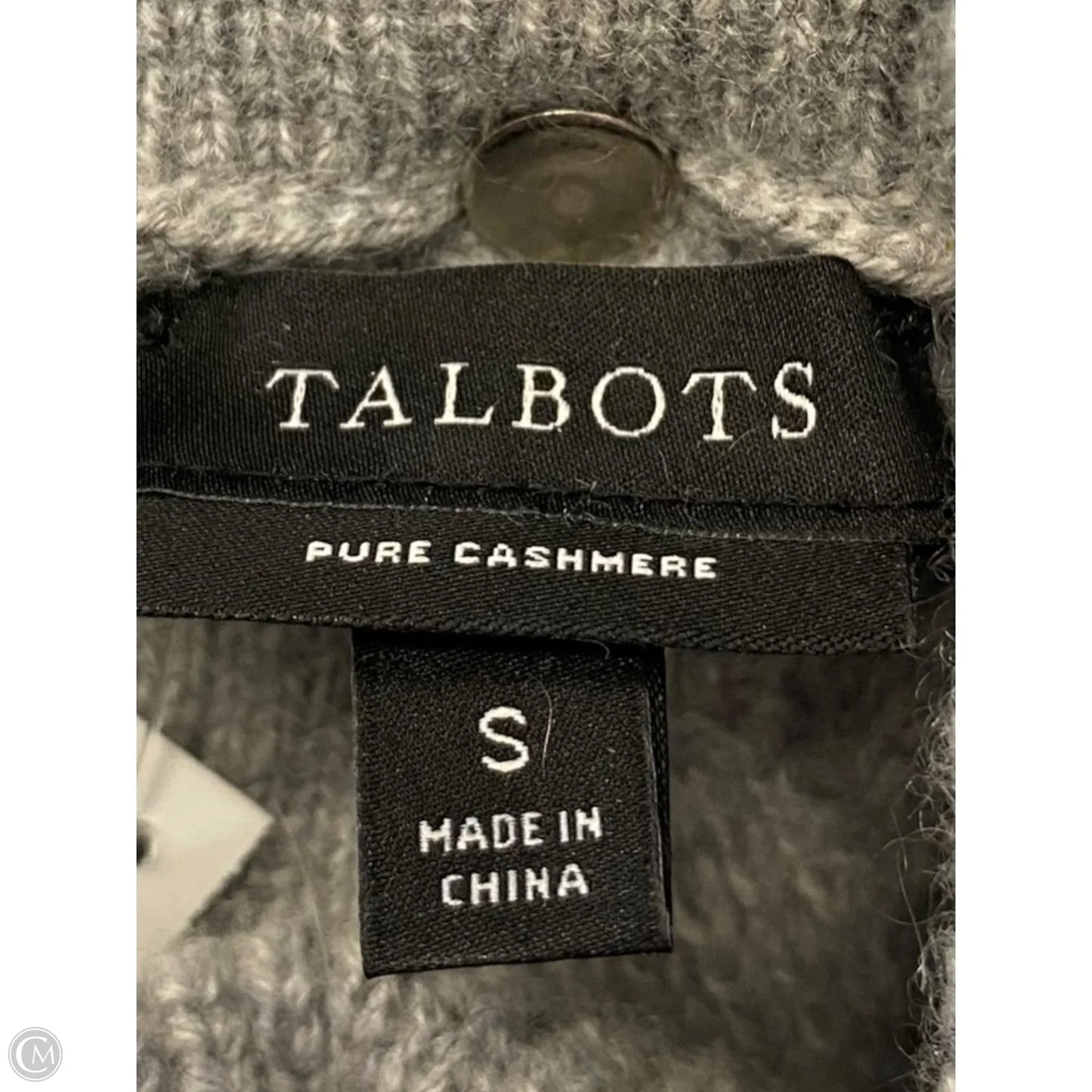 Sweater Cashmere By Talbots In Grey, Size: S