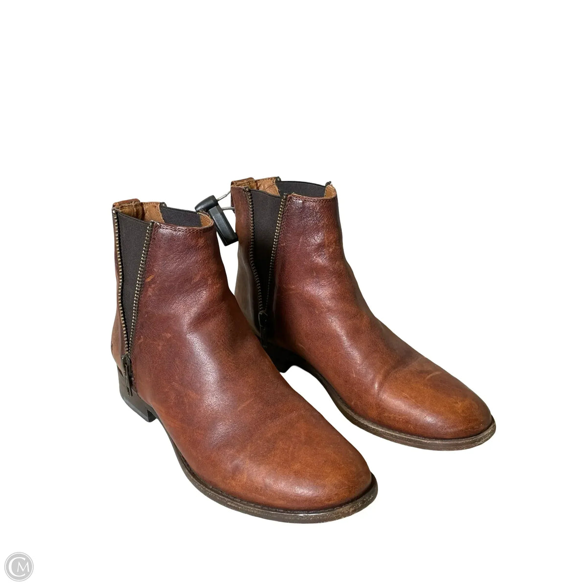 Boots Designer By Frye In Brown, Size: 7.5