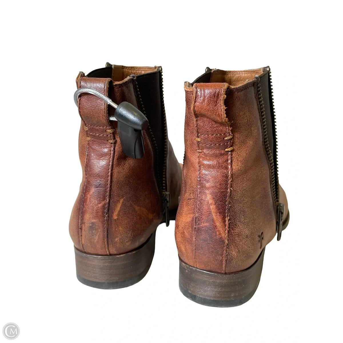 Boots Designer By Frye In Brown, Size: 7.5