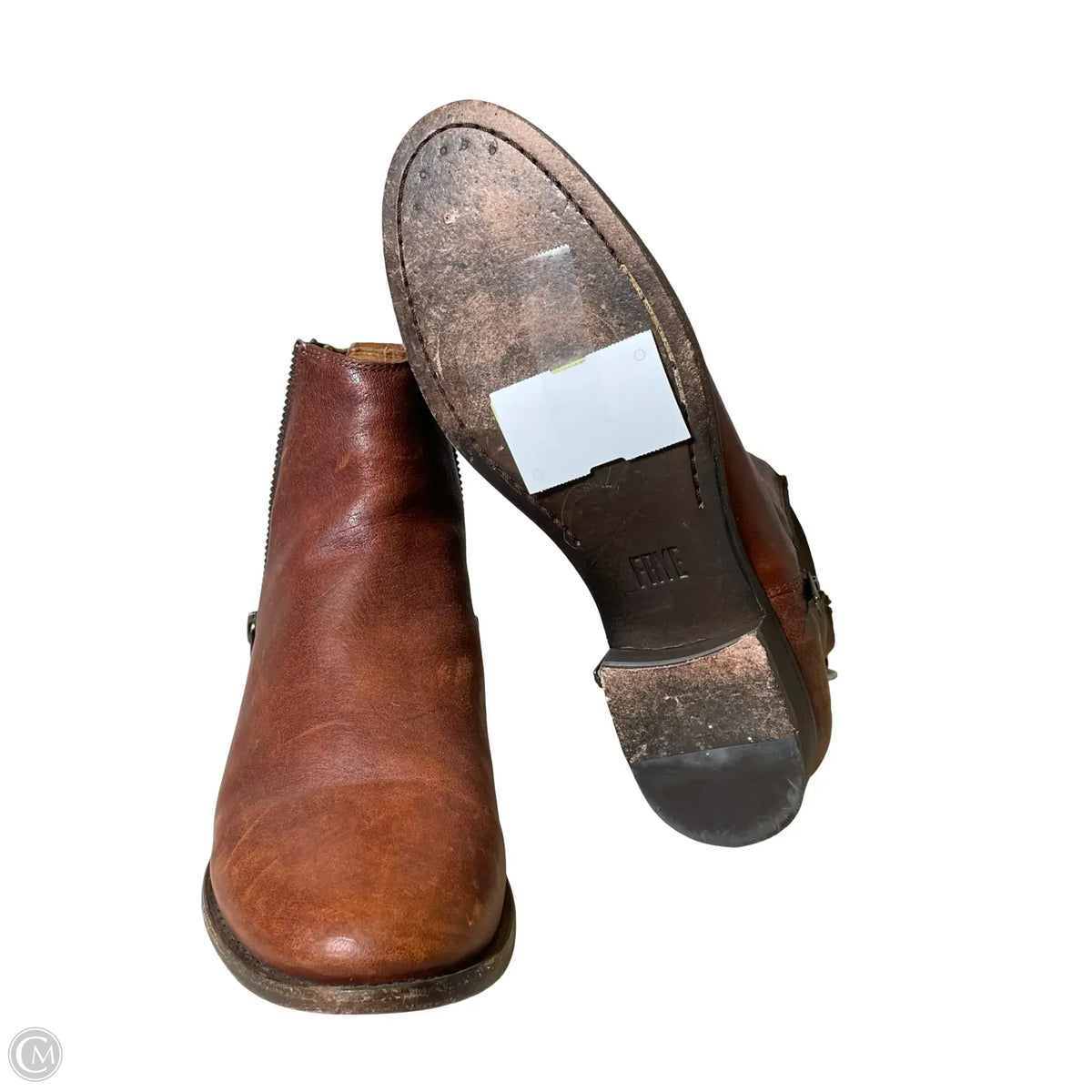 Boots Designer By Frye In Brown, Size: 7.5