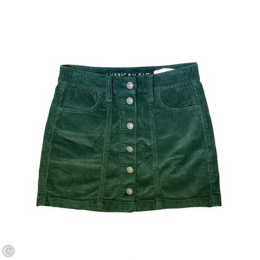 Skirt Mini & Short By American Eagle In Green, Size: 0