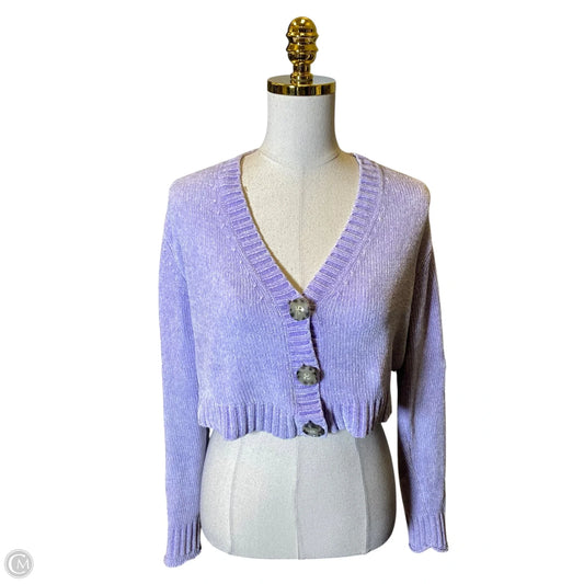 Cardigan By Urban Outfitters In Purple, Size: S