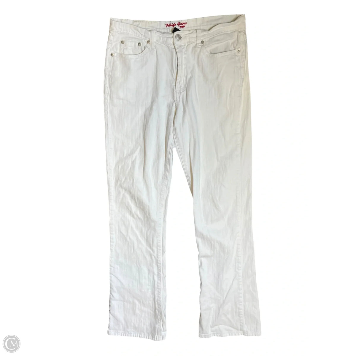 Jeans Straight By Clothes Mentor In White, Size: 6