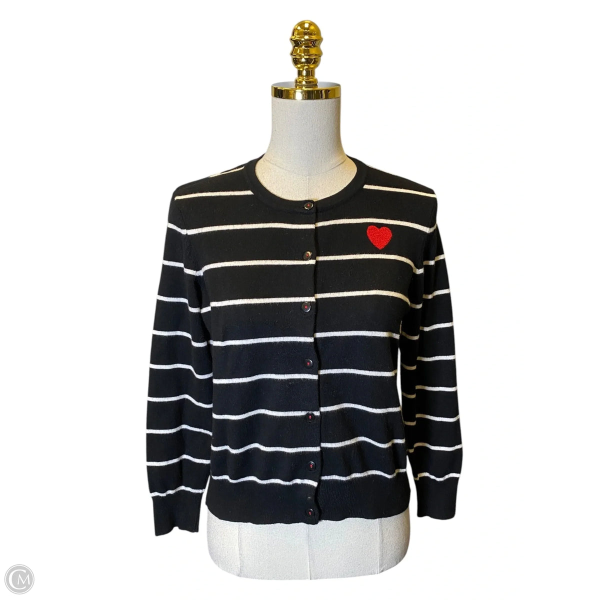 Cardigan By Calligraphie In Striped Pattern, Size: Sp