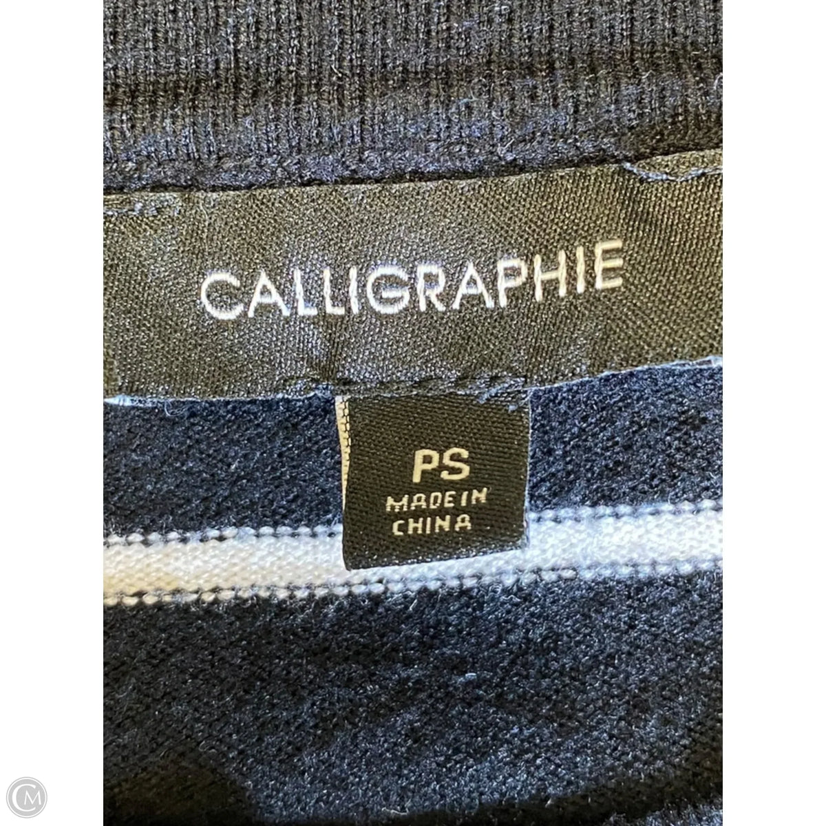Cardigan By Calligraphie In Striped Pattern, Size: Sp