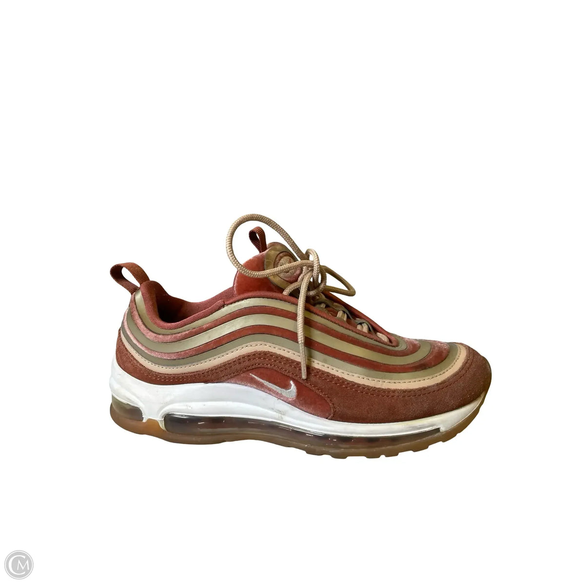 Shoes Athletic By Nike In Orange & Tan, Size: 7