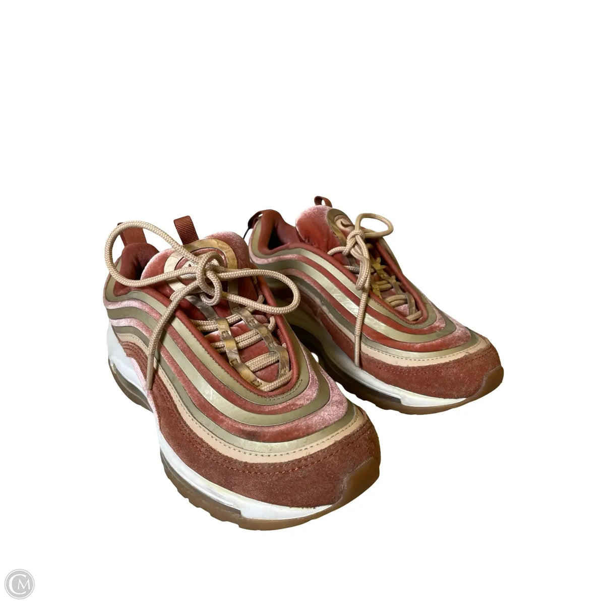 Shoes Athletic By Nike In Orange & Tan, Size: 7