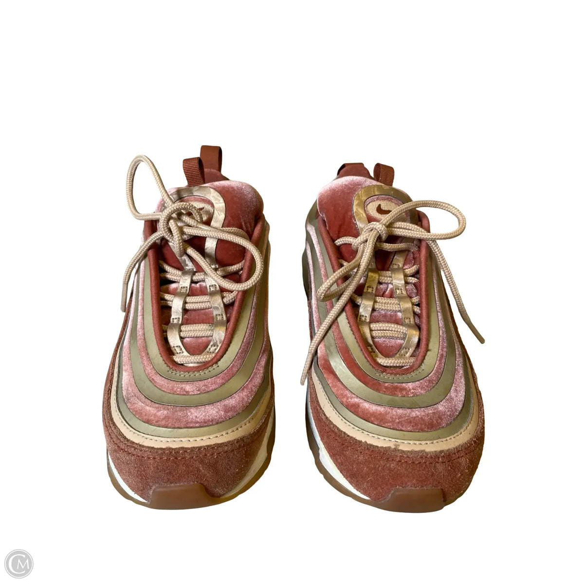 Shoes Athletic By Nike In Orange & Tan, Size: 7