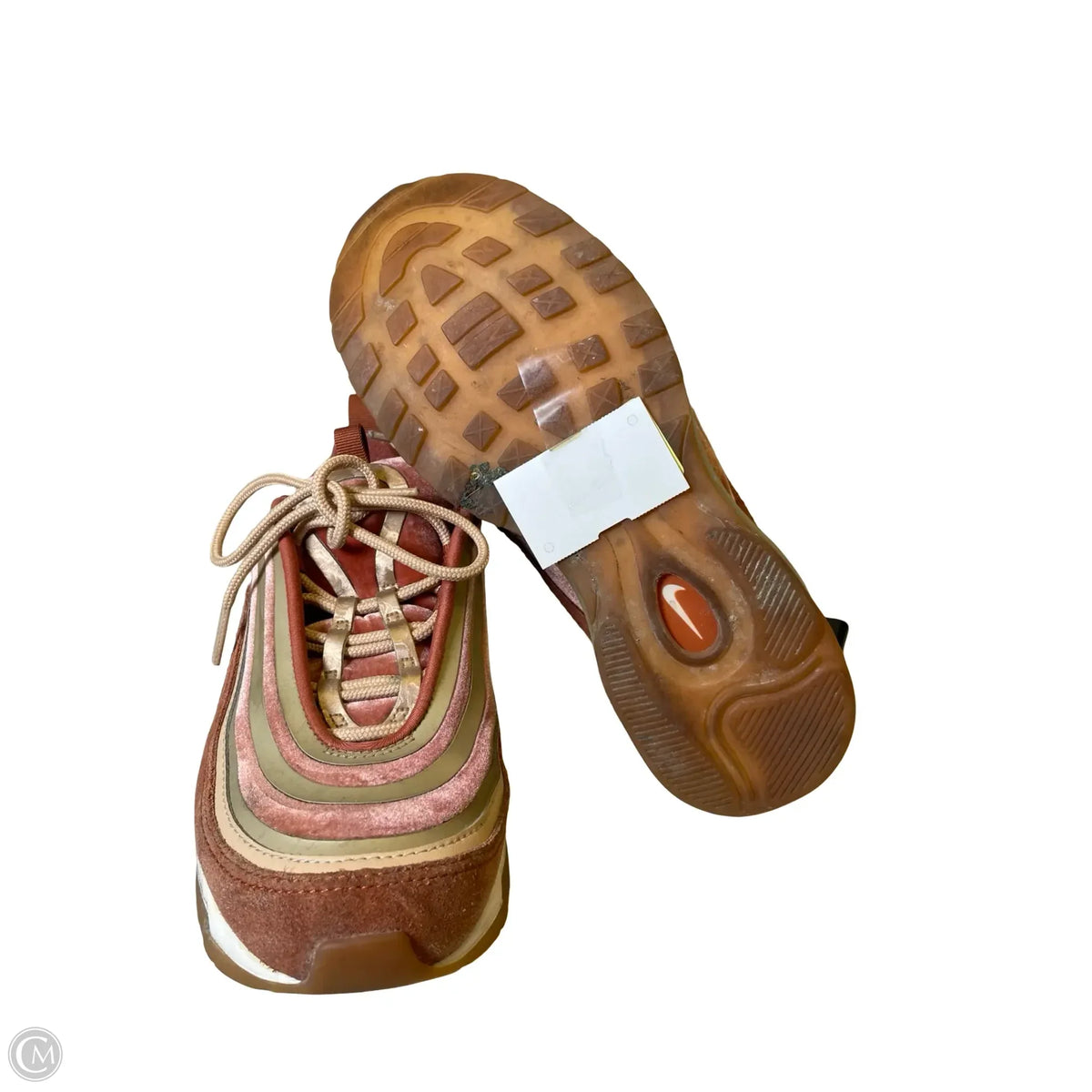 Shoes Athletic By Nike In Orange & Tan, Size: 7