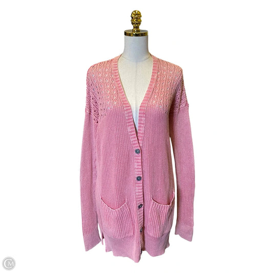 Cardigan By American Eagle In Pink, Size: S