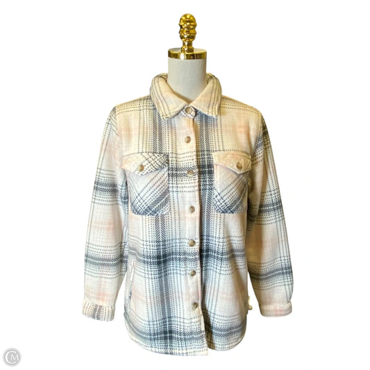 Sweater By Bb Dakota In Plaid Pattern, Size: 2x