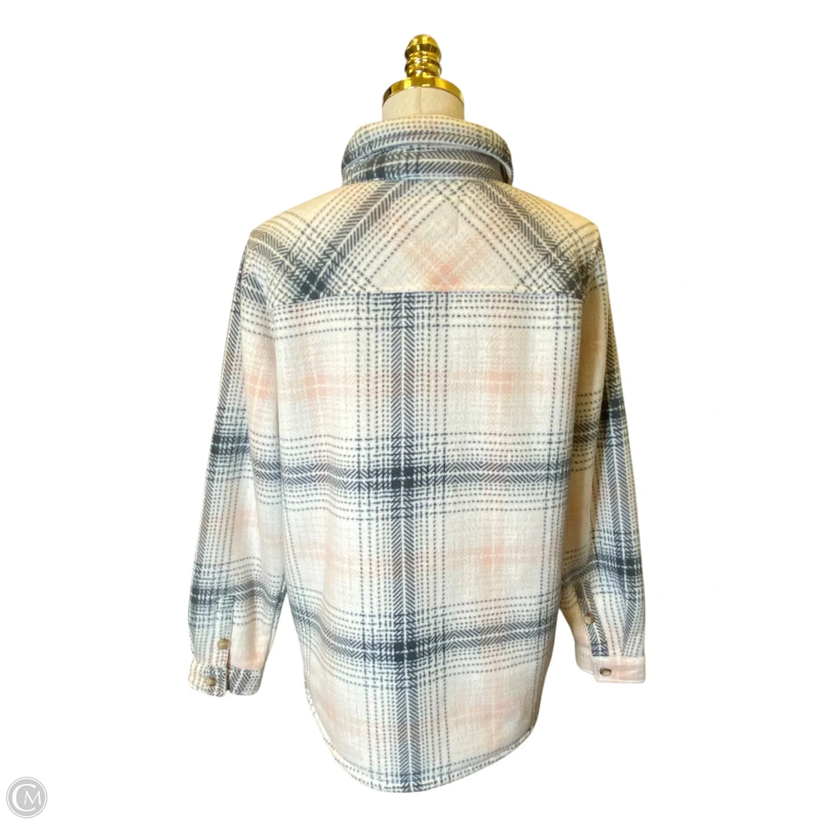 Sweater By Bb Dakota In Plaid Pattern, Size: 2x