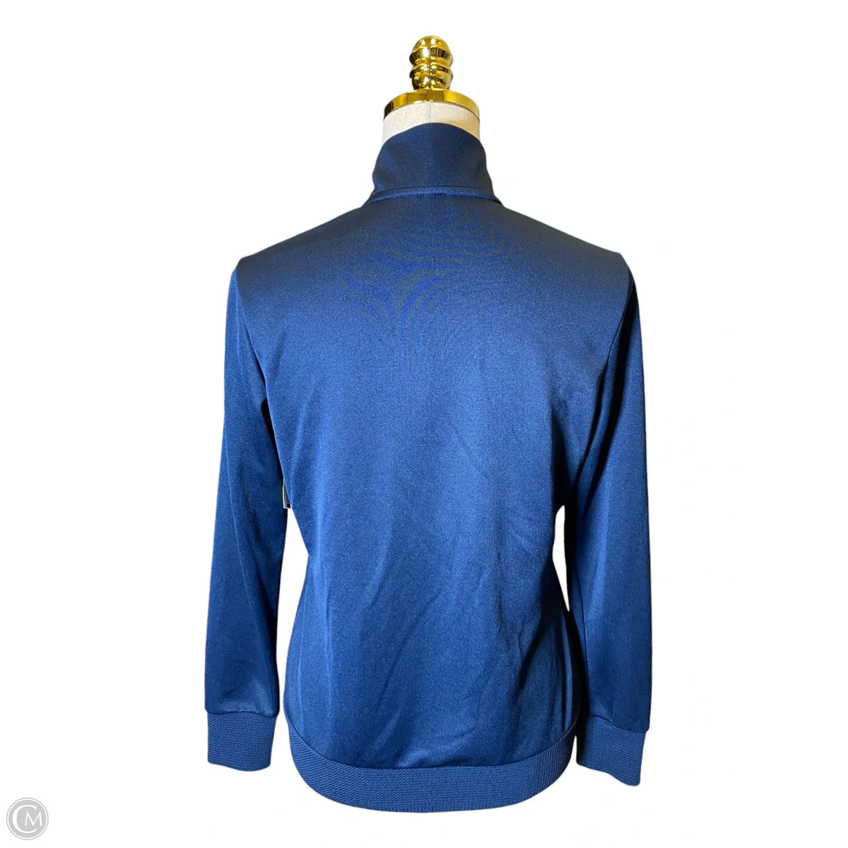 Athletic Jacket By Adidas In Blue, Size: S