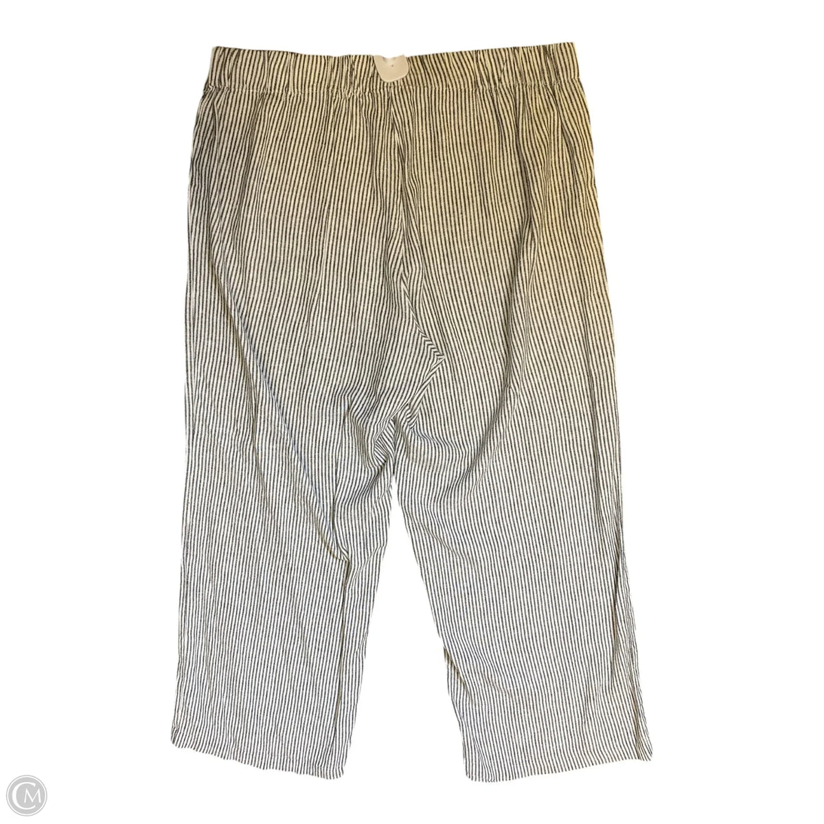 Pants Linen By Michael By Michael Kors In Striped Pattern, Size: Xl