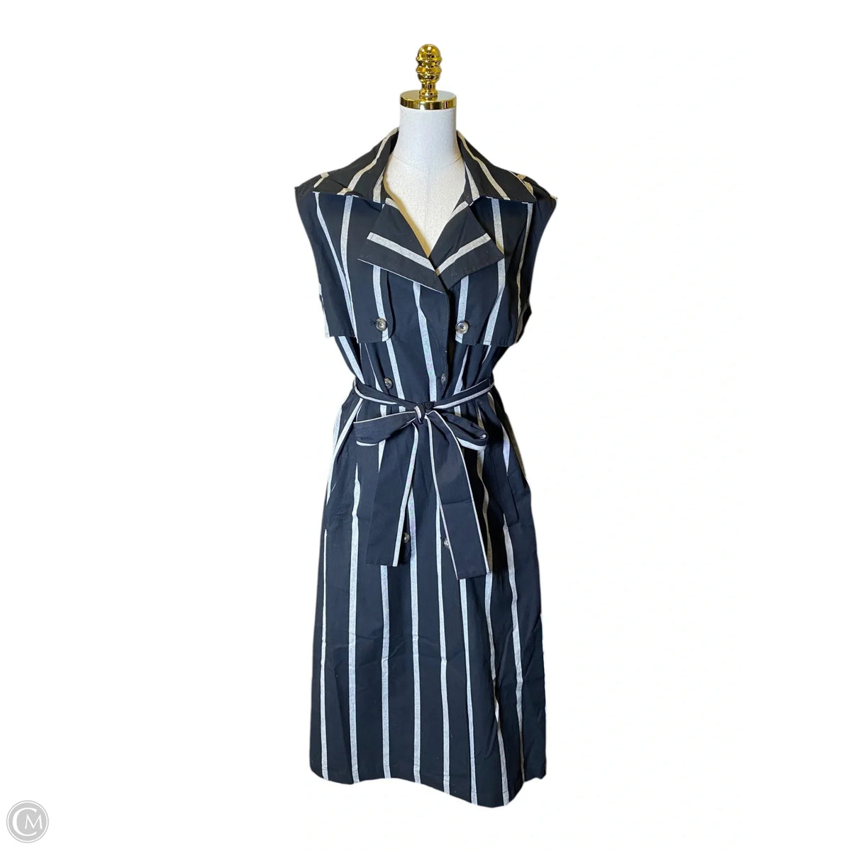 Vest Other By Who What Wear In Striped Pattern, Size: L