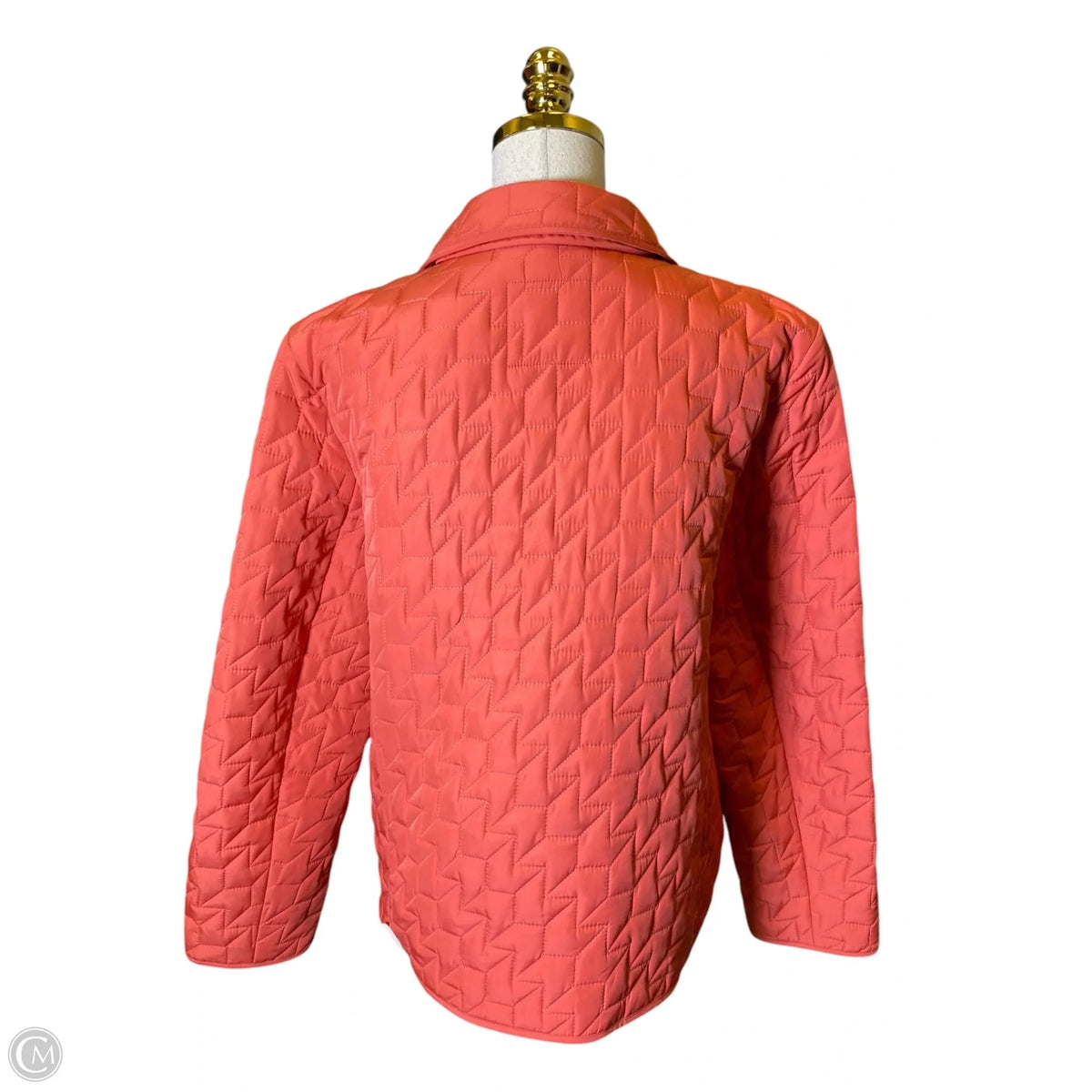Jacket Puffer & Quilted By Talbots In Coral, Size: Xl