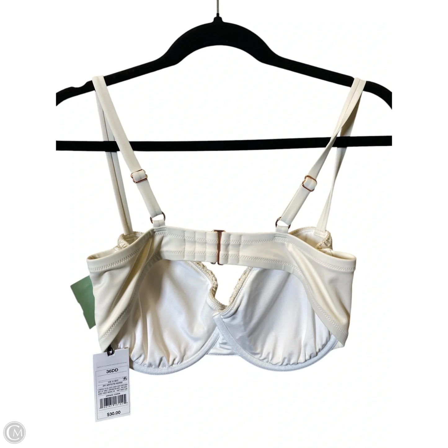 Swimsuit Top By Shade & Shore In White, Size: Xl