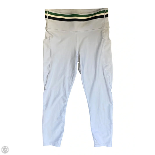 Athletic Leggings By Athleta In Multi-colored, Size: M