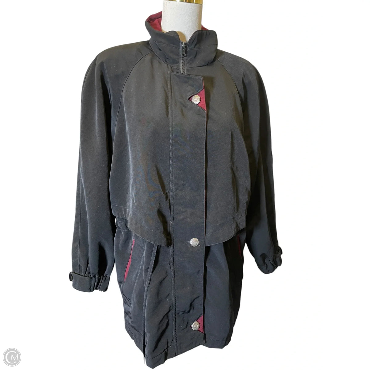 Jacket Other By Jacqueline Ferrar In Black & Red, Size: M