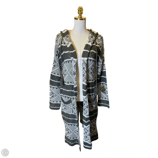 Cardigan By Venus In Grey & White, Size: M