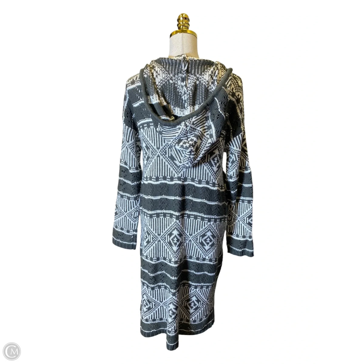 Cardigan By Venus In Grey & White, Size: M