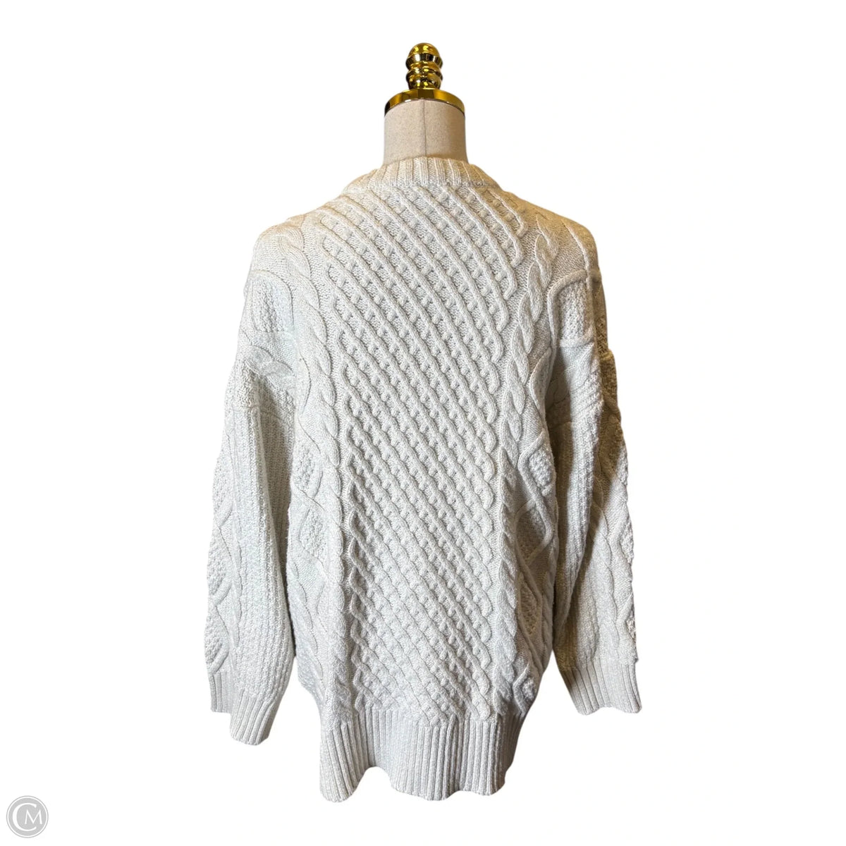 Sweater By American Eagle In White, Size: M