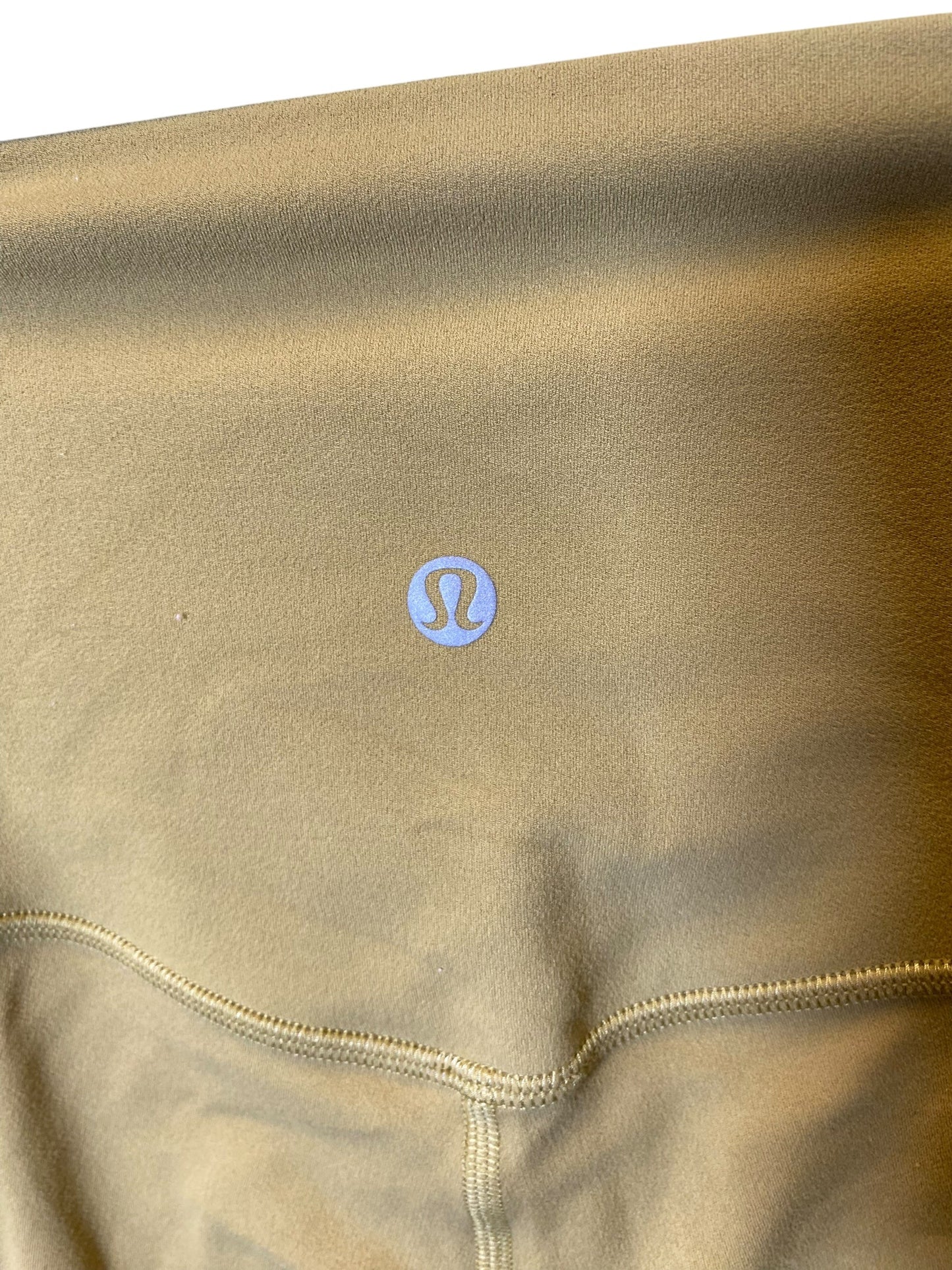 Athletic Leggings By Lululemon In Yellow, Size: Xs