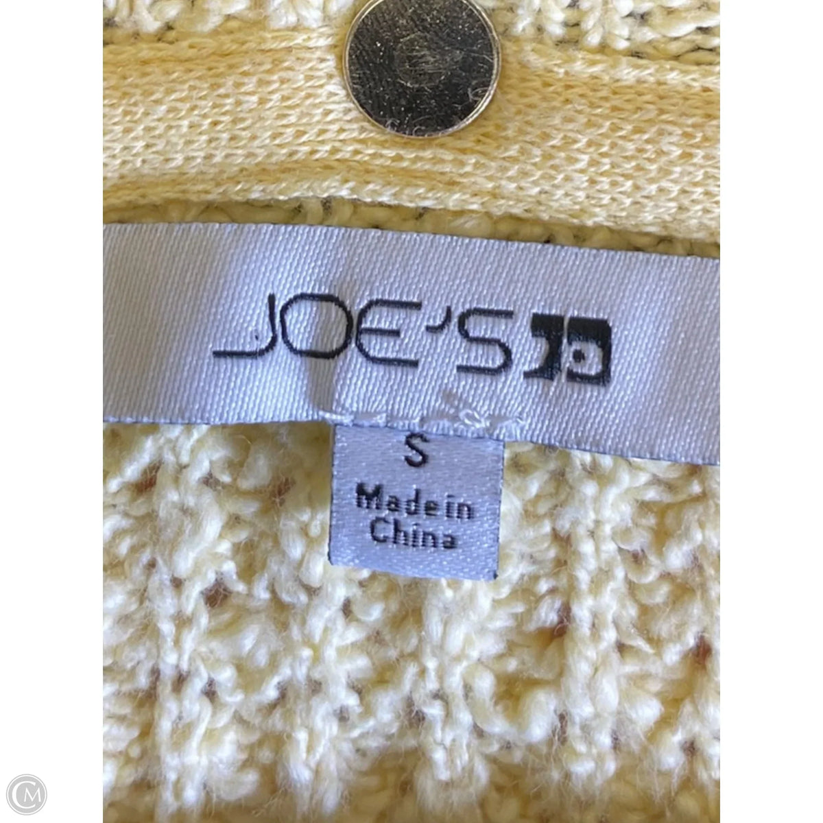 Sweater By Joes Jeans In Yellow, Size: S