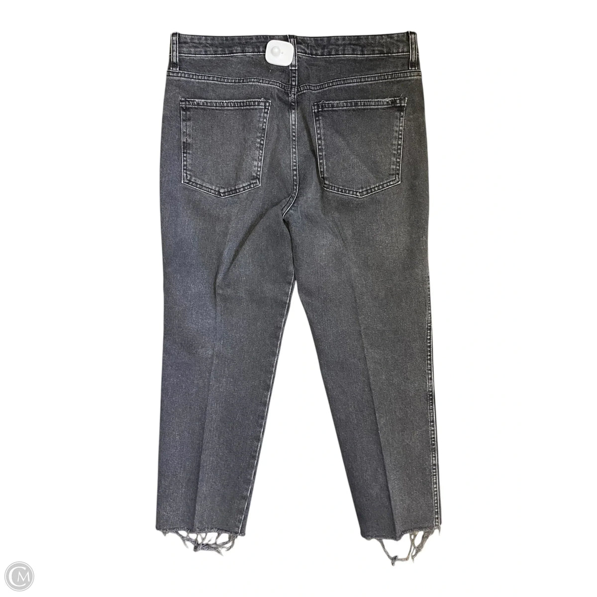 Jeans Straight By Free People In Grey, Size: 10