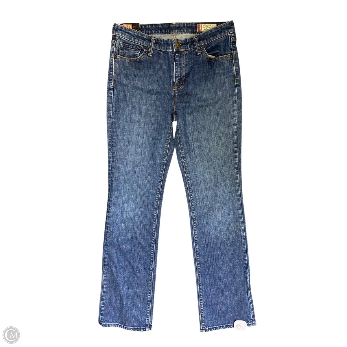Jeans Straight By Gap In Blue Denim, Size: 6