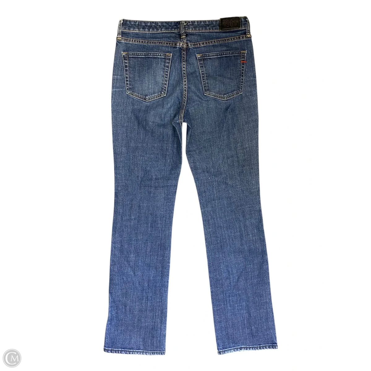 Jeans Straight By Gap In Blue Denim, Size: 6