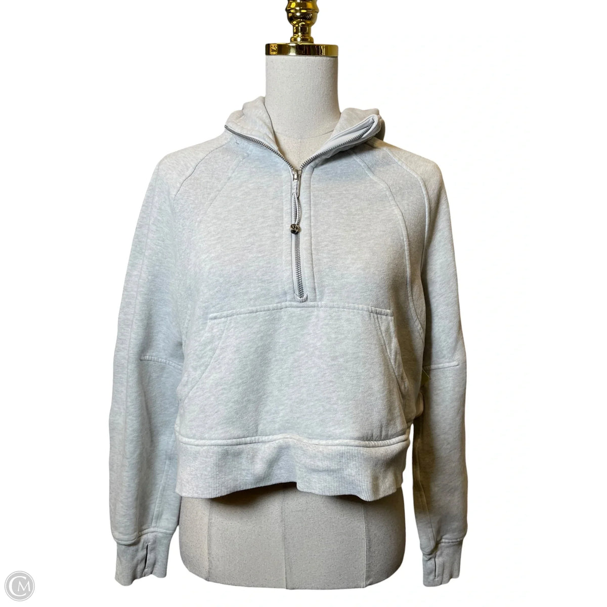 Sweater By Lululemon In Grey, Size: Xs
