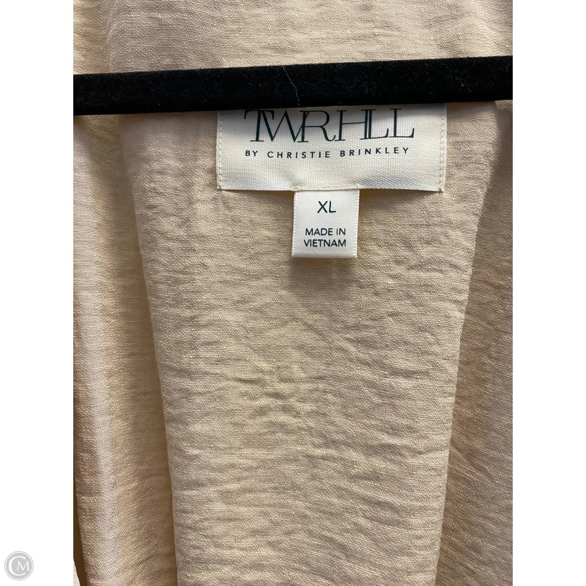 Jacket Shirt By Clothes Mentor In Tan, Size: Xl