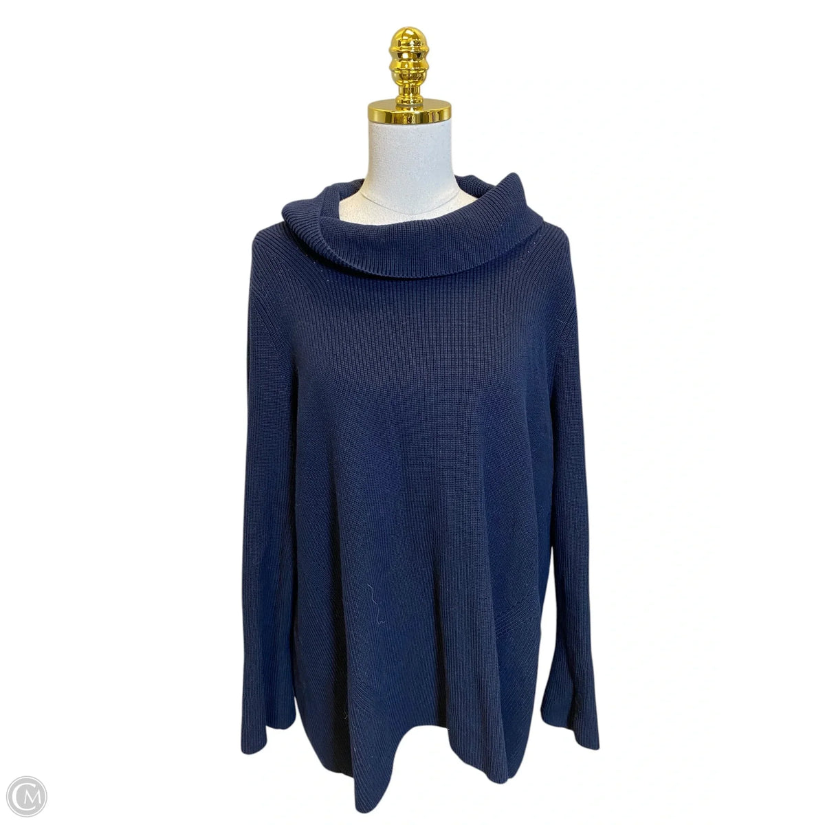 Sweater By Talbots In Navy, Size: 2x