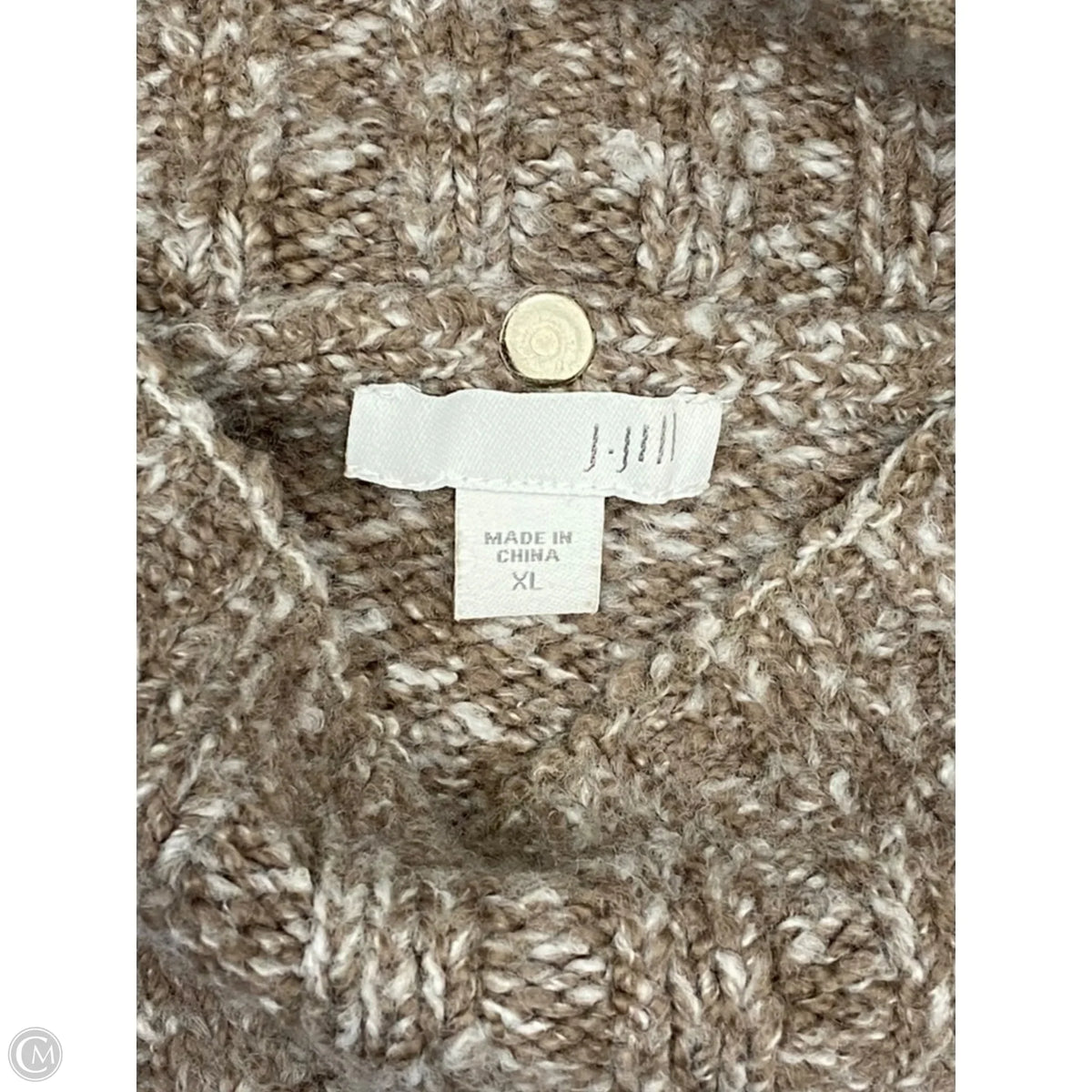 Sweater By J. Jill In Brown, Size: Xl