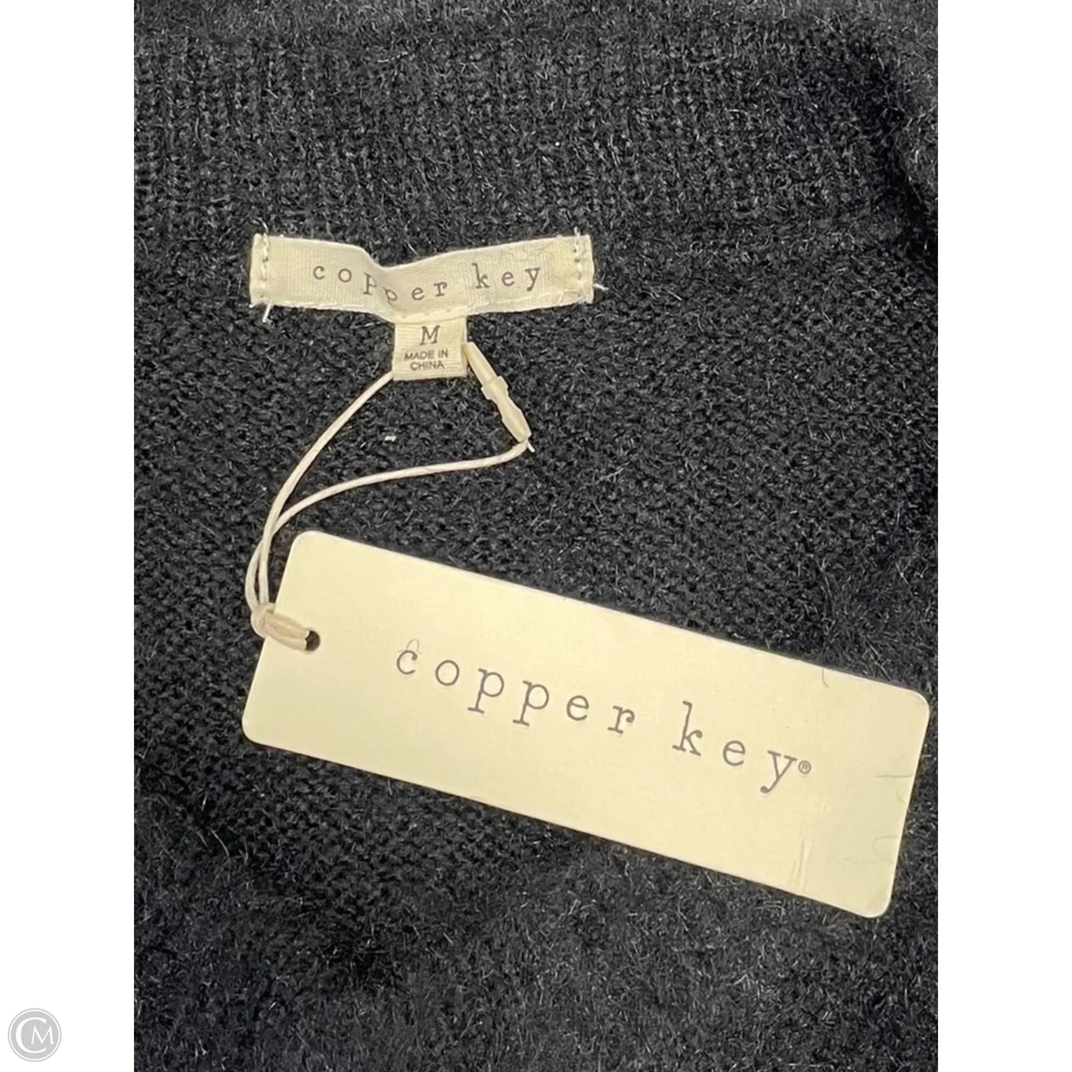 Vest Sweater By Copper Key In Black, Size: M