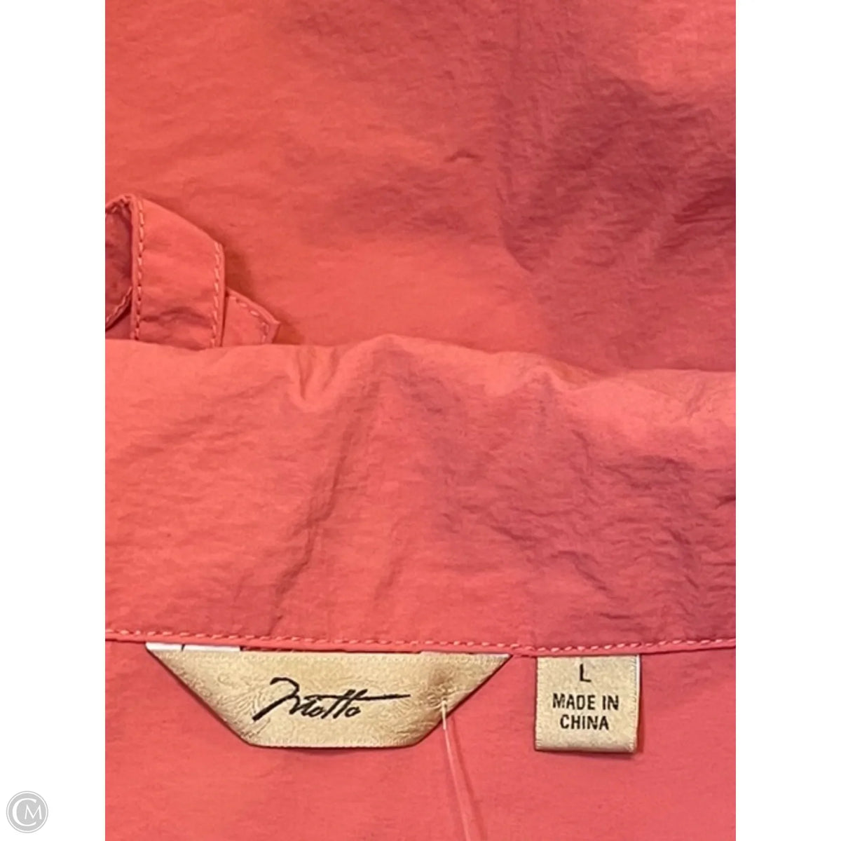 Jacket Other By Motto In Coral, Size: L
