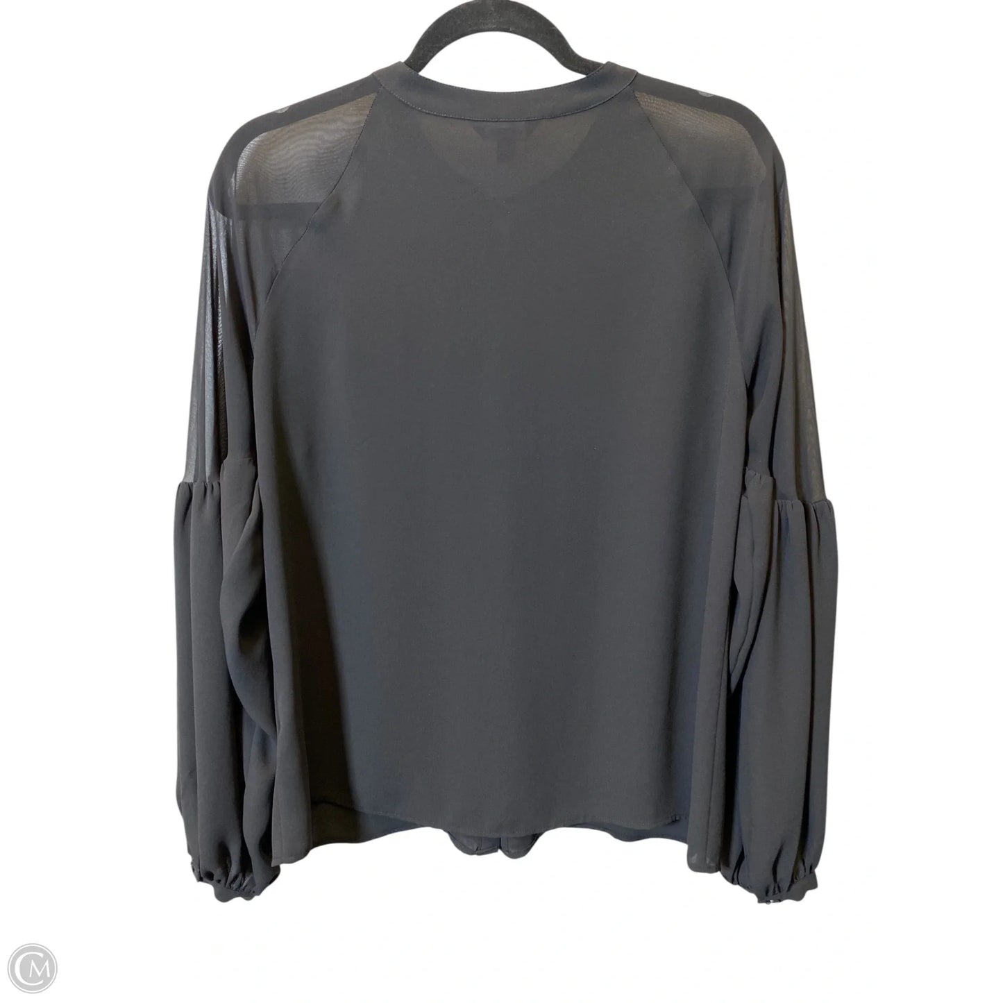 Blouse Long Sleeve By Express In Black, Size: M