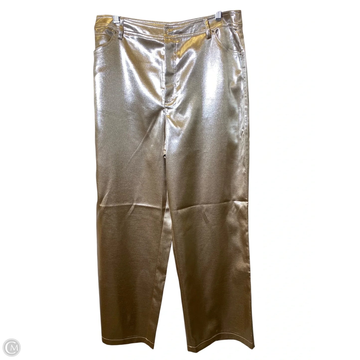 Pants Dress By Versona In Gold, Size: 14