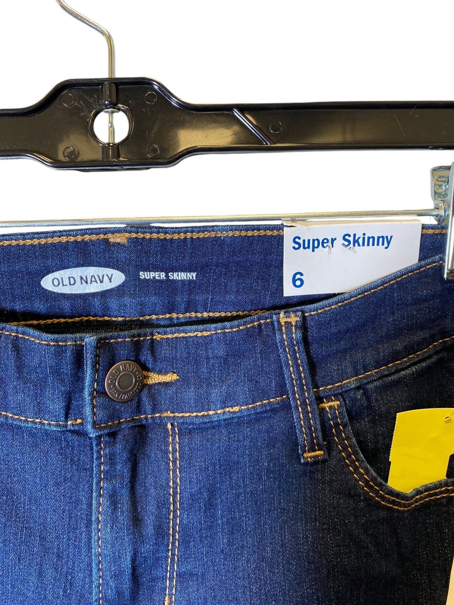 Jeans Skinny By Old Navy In Blue, Size: 6