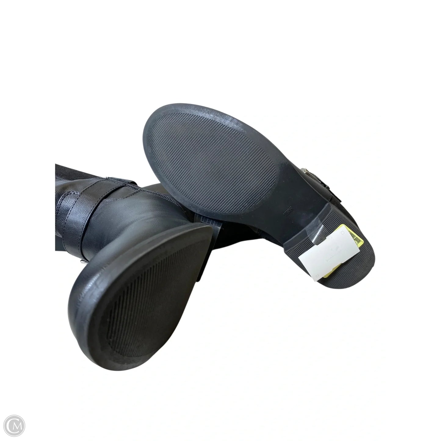 Boots Knee Flats By Clothes Mentor In Black, Size: 11