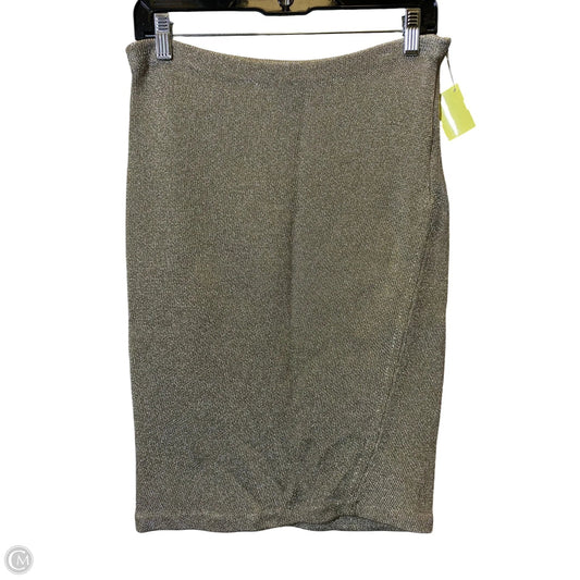 Skirt Midi By Ralph Lauren In Gold, Size: M