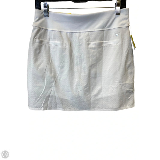Athletic Skort By Callaway In White, Size: S