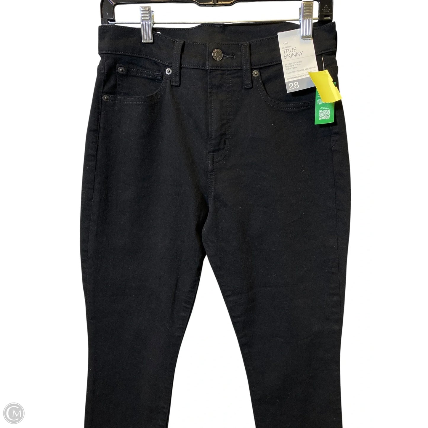 Jeans Skinny By Gap In Black, Size: 6